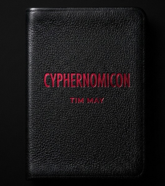 The Cyphernomicon, styled as a leather-bound volume